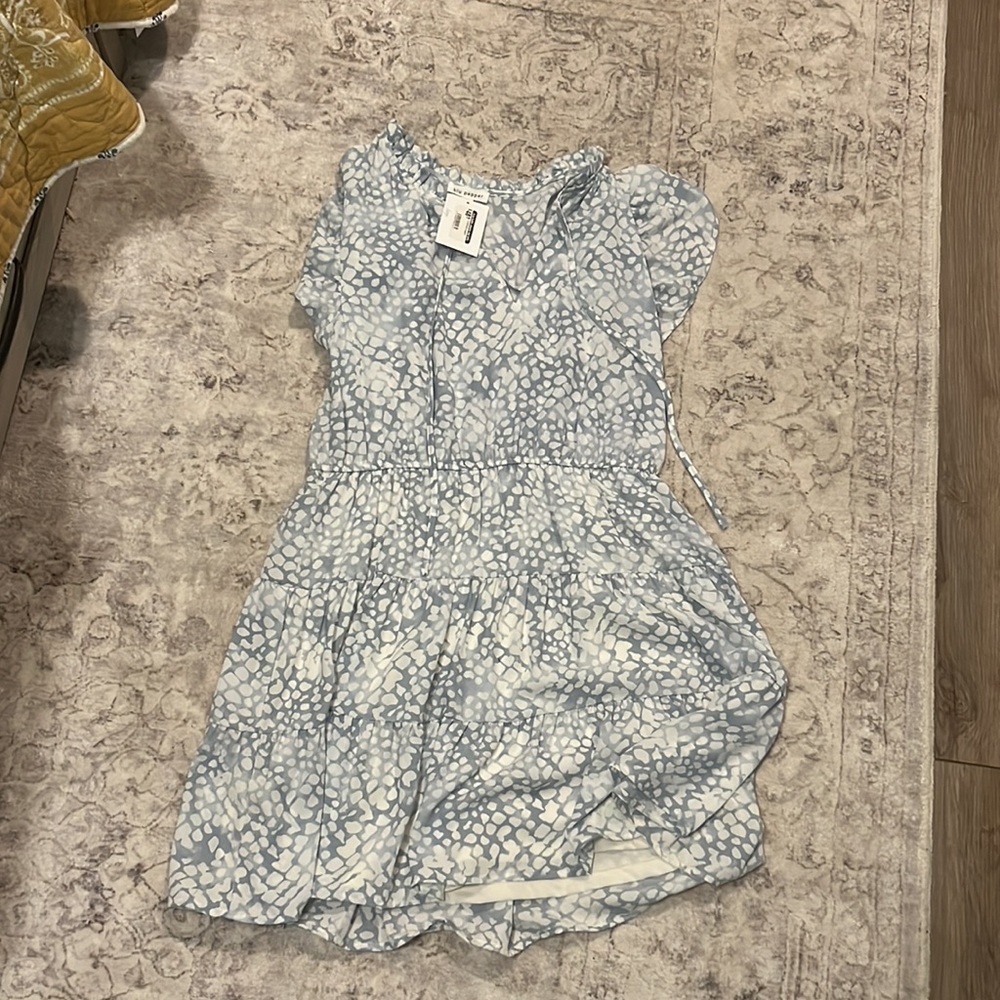 Blu pepper ruffle dress